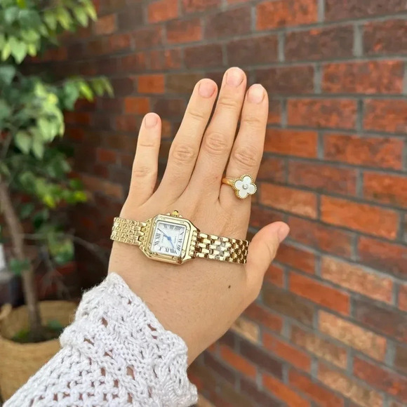 Panthere Classic Rectangle Stainless Steel Watch - Picture 14 of 17